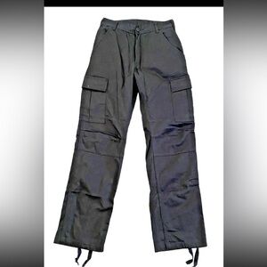 Womens J Galt Jeans Sz Small Shanghai High Rise Mom Denim Black Deep Pockets